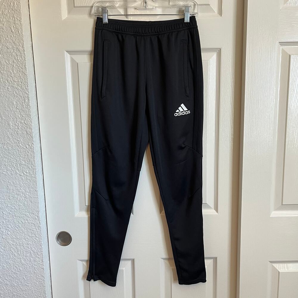 Adidas Pants Men's Size S Black Tiro 17 Training Climacool Tapered Leg BK0348